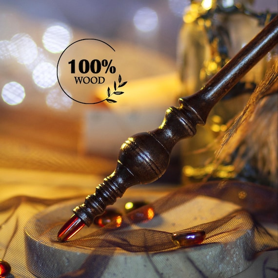 McGonagall Wand Magic Wand Wooden Wand Wizard Gifts Cosplay Props Hogwarts Legacy Wizard Decor Gift for Book Lover Magical Wand