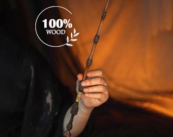 Elder Wand: Handmade Wooden Magic Wand, Cosplay Prop
