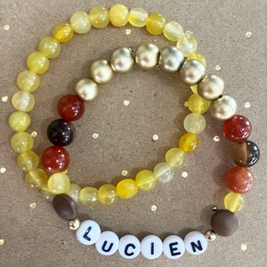 Lucien Autumn Court Beaded Bracelet, A Court of Thorns and Roses Jewelry, Sarah J Maas licensed