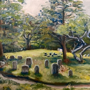 Historical Cemetery - original artwork