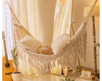 Off White Bohemian Hammock