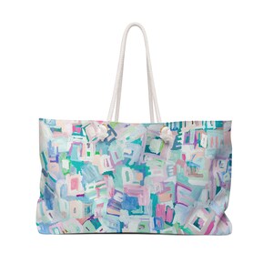 Strand und Pool Tasche, Abstrakt Handmachen Reisetasche, Hochzeitsgeschenk, Strandtasche, Urlaub Tote, Geschenk für sie, Brautjungfer Geschenk, große Pooltasche