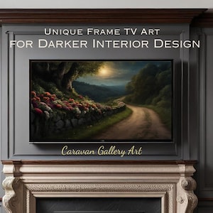 Dark Cottagecore Landscape Art for Samsung Frame TV (Digital Download)