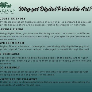 Why Digital Page= Why get Digital Printable art? Budget Friendly, Flexible sizing, safe from harm, re-printable, eco-friendly, immediate fulfillment