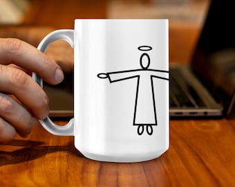 Jesus Mug 15oz – Christian Gift, Pastor Appreciation