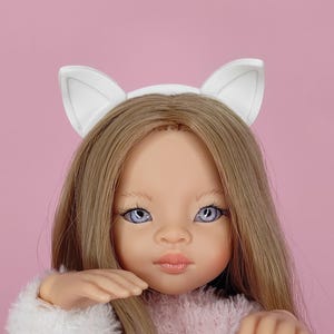 Doll Cat Ears Headband for Paola Reina 32 cm. Doll Cosplay Accessory. Cute Doll Gift
