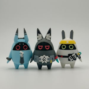 Miyaboo, Asaboo, Soukaboo Bangboo Fridge Magnet/Keychain (Section 6) - Zenless Zone Zero Fanmade