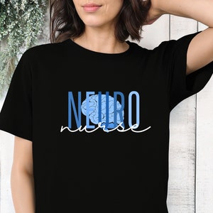 Neuro Nurse (blue) Unisex Cotton T-Shirt