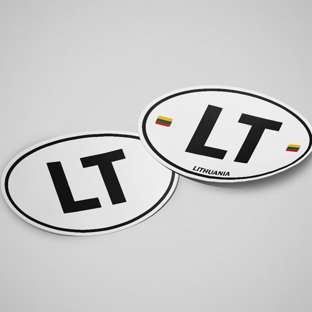 thumbnail image 2 of Lithuania Lietuva Vytis Black Car Sticker – Vinyl Decal For Bumper/Tailgate, 15 Colors 2 of 5