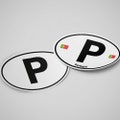 Portugal Sticker Oval White Waterproof for Water Bootle, Car, Laptop, Helmet etc.. product logo