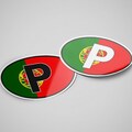 Portugal Sticker Oval Flag Waterproof for Water Bootle, Car, Laptop, Helmet etc.. product logo