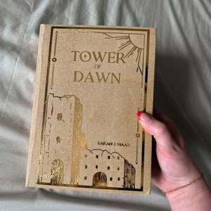 Tower of Dawn by Sarah J. Maas | Custom Rebind | Sarah J. Maas Decorative Hardcover | Handmade Collector’s Edition | Gift for Readers