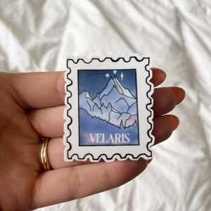Velaris Stamp Sticker: A Court of Thorns and Roses