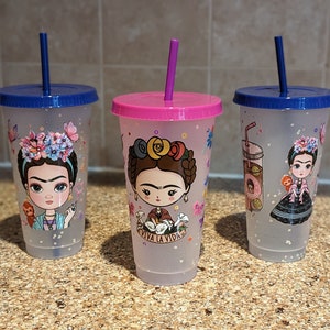 Frida Inspired Cold cup 24oz