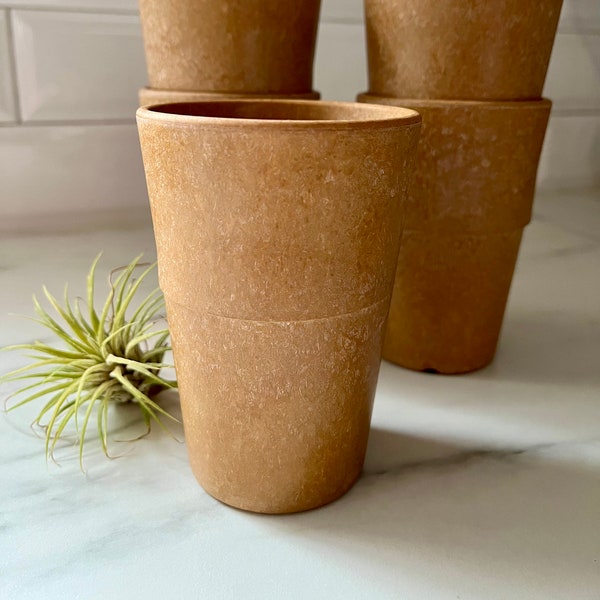 Lot De 11 Tasses Militaires Vintage Halsey - Vert Menthe, Mélamine 1960 - Empilables, Incassables