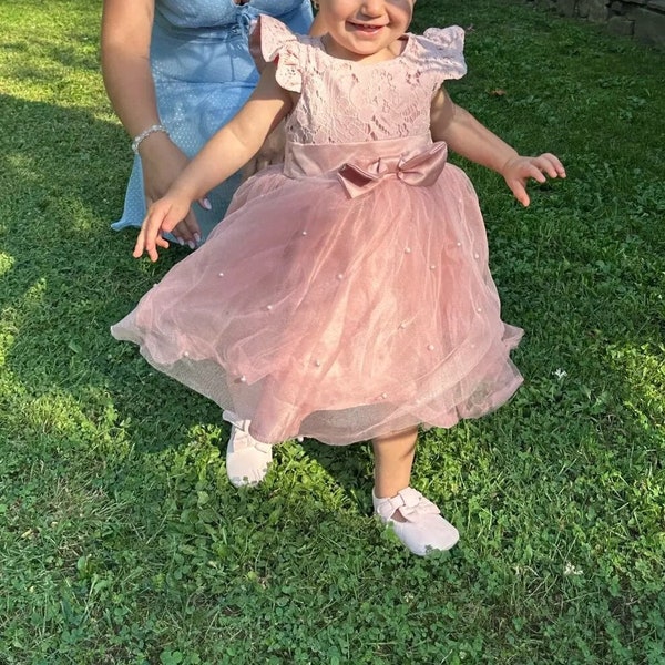 Dusty Pink Dress Etsy UK