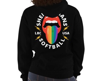Uniseks hoodie van zware mix