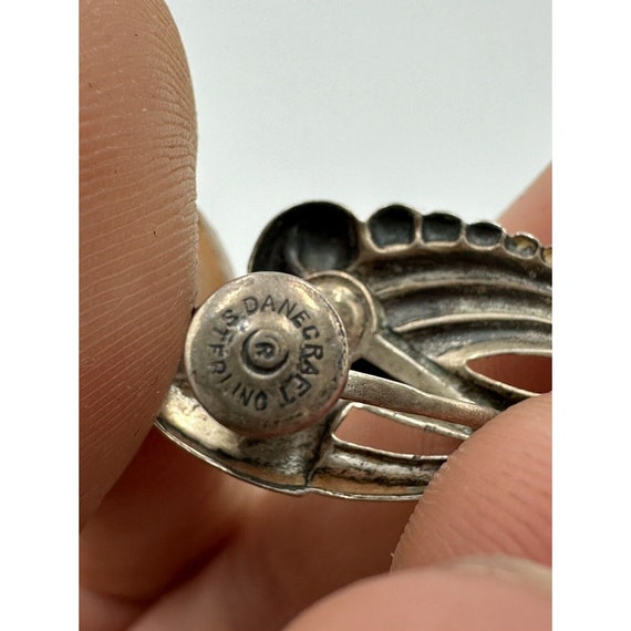 VTG Art Nouveau Danecraft Sterling Silver Screw B… - image 7