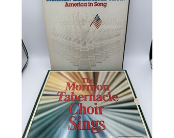 The Mormon tabernacle Choir Sings 1973 8 Vinyl LP Box Set Religious Records 33