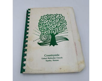Vintage Cook Book Recipes United Methodist Church Topeka, Kansas 1989 Kitchen