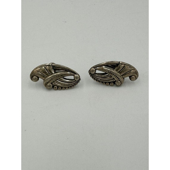 VTG Art Nouveau Danecraft Sterling Silver Screw B… - image 1