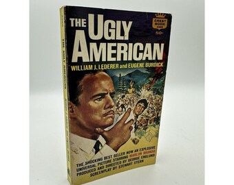 The Ugly American William Lederer & Eugene Burdick 1963 Crest Paperback VTG Book