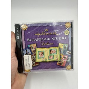 Hallmark (2-Disc PC, 2005) Scrapbook Studio Deluxe Version 3.0 Software - SEALED