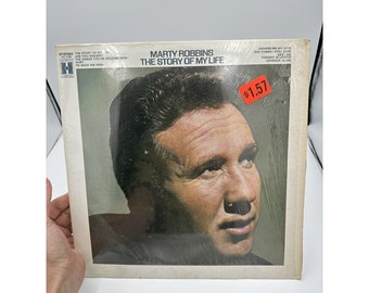 Vintage Country Music Marty Robbins The Story Of My Life HS11409 LP Columbia Records 33RPM Lp