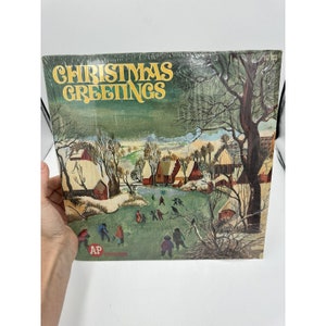 A+P Food Store promo Christmas Greetings Columbia Records 33RPM Vinyl Christmas Vinyl Christmas Music Vintage Christmas