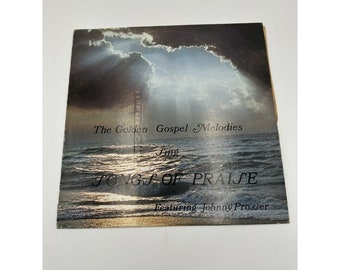 Songs of Praise The Golden Gospel Melodies 33RPM Vinyl Vintage Religious Music Christian Music Vintage Church Service