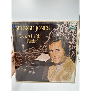 Country Vinyls George Jones – Good Old Bible Collectible 33RPM Record VG+ Gusto