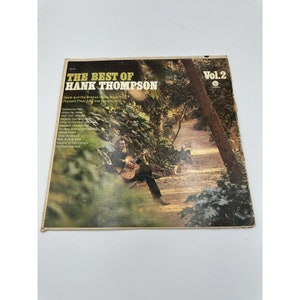 Vintage Country Hank Thompson The Best of Vol 2 LP Capitol SM-2661 Vinyl 33RPM 12&quot; Vinyl Record Vintage Country Music