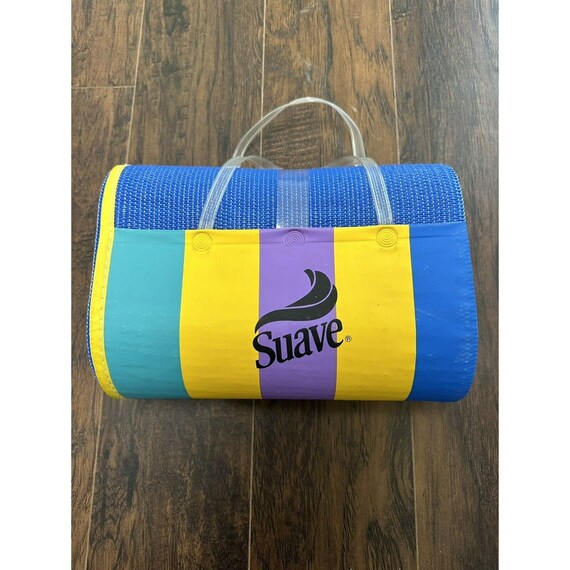 Vtg 80s 90s Suave MAT in a BAG Beach Mat 5 x 5.5 … - image 2