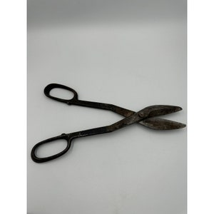 Vintage Tools Crescent S-412 Tin Shears Snips 12 3/4 inches Used USA VTG Tools