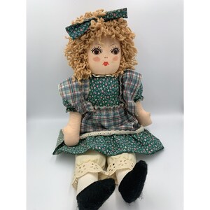 Vintage SUPER RARE 80s Calico Critters Cloth Rag Doll America&#39;s Children Series
