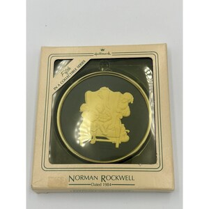 Hallmark Norman Rockwell Cuaght Napping Vintage 5TH SERIES CAMEO Ornament 1984