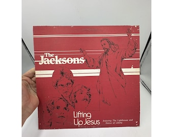 The Jacksons Lifting Up Jesus Vinyl LP Record Religious Music Gospel Christian