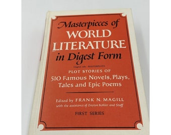 Vintage Books Frank Magill: Masterpieces of World Literature in Digest Form VERY NICE
