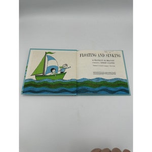 1967 Floating & Sinking Branley Let's Read and Find Out Science Vintage Childrens Books Kids Books Gifts for Kids