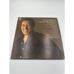 VTG Original Andy Williams The Impossible Dream LP Vinyl Record Album 33 RPM