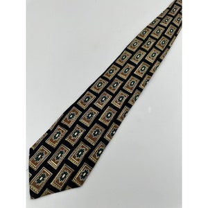 Designer Ties Mens Silk Necktie Sutter & Grant Pueblo New Mexican Aztec Abstract