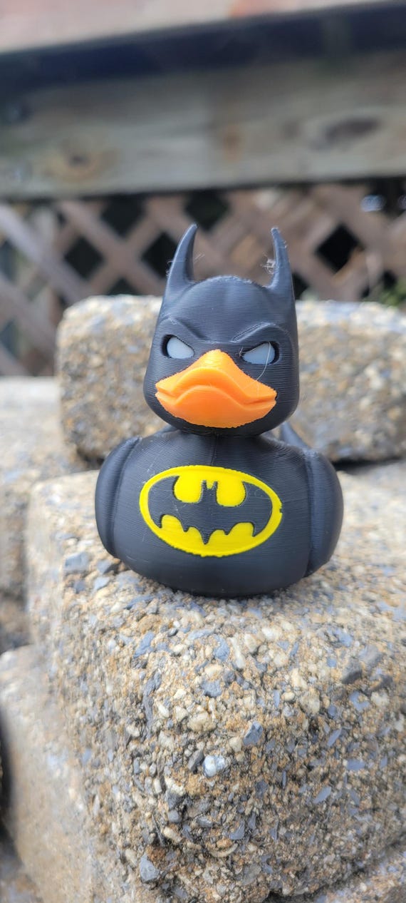 3D Printed Bat duck Figure: Jeep Duck Cruise Gift 2.5 inches tall hard plastic