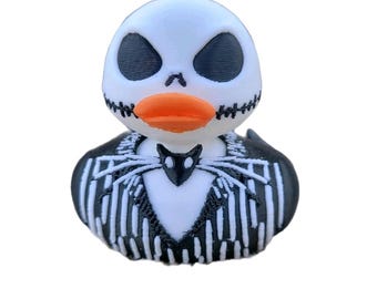 Jack Skellington Duck Figure: 3D Printed Action Figure