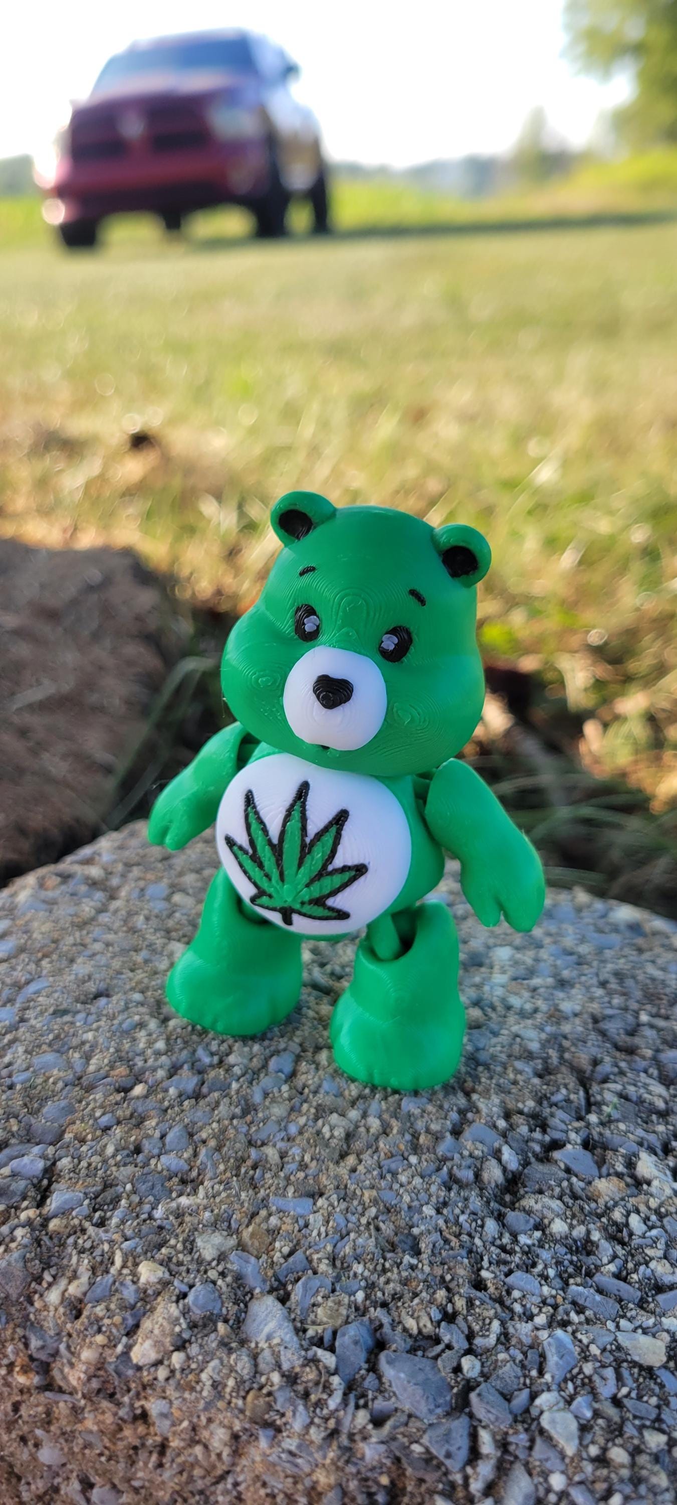 Mary Jane Edition Articulated Weed Bear Figure 3 Inches Tall - Etsy