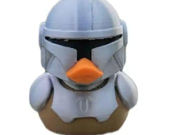 Mando Duck Figure: Star Wars Inspired Jeep & Collector's Item