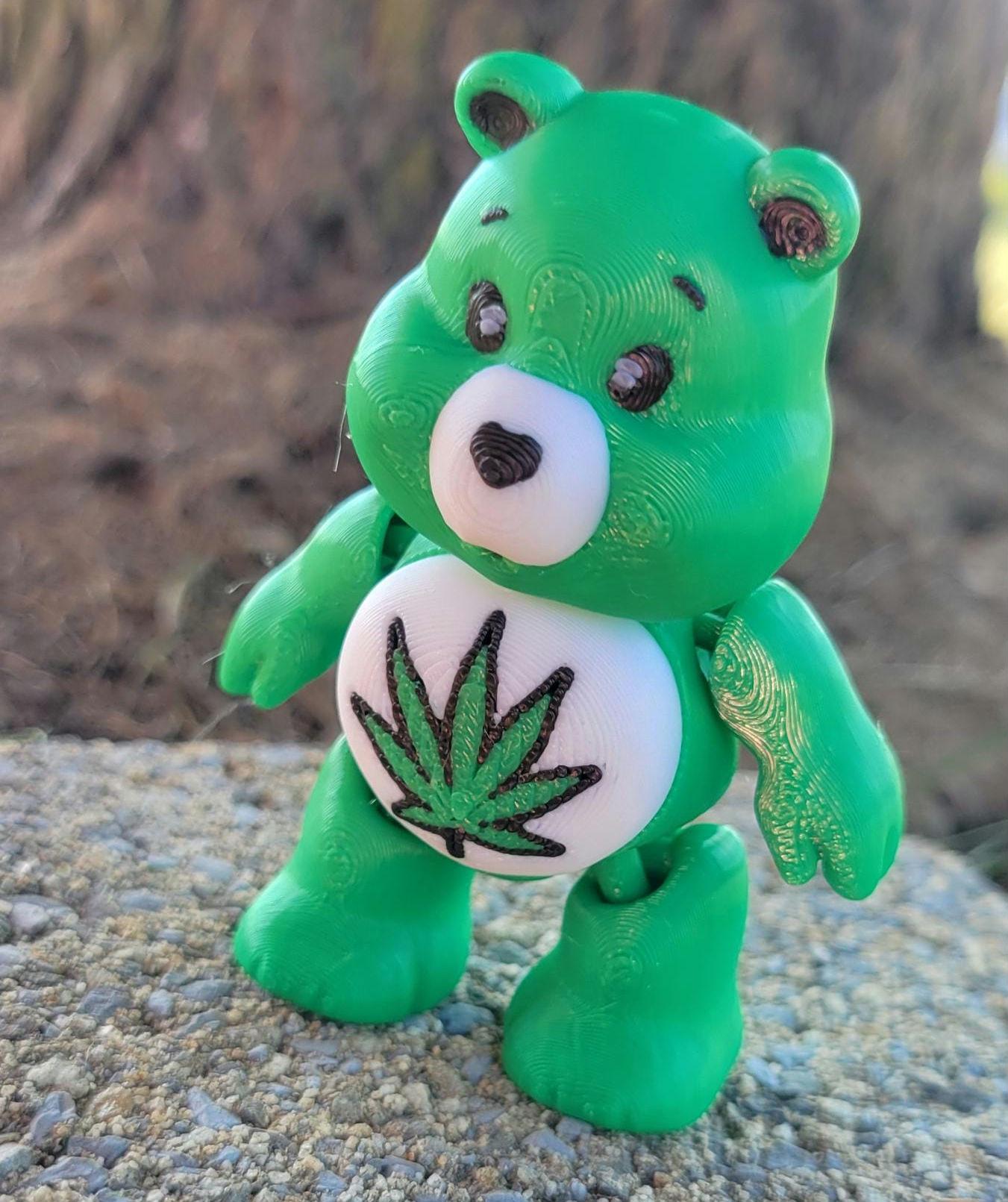 Mary Jane Edition Articulated Weed Bear Figure 3 Inches Tall - Etsy
