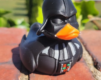 Darth Vader Duck Figure: 3D Printed Jeep Cruise Collector 2.5 inches tall 3D-printed in hard plastic fan art