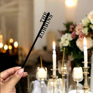 Personalized Drink Stirrers, Wedding Stir Sticks, Letter&#39;s Cocktail Stirrers, Birthday Party, Engagement Party, Anniversary Drink Tags