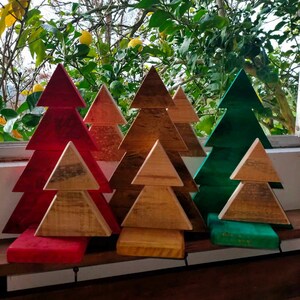 Wooden Christmas Tree - Farmhouse Rustic Decoration - Etsy