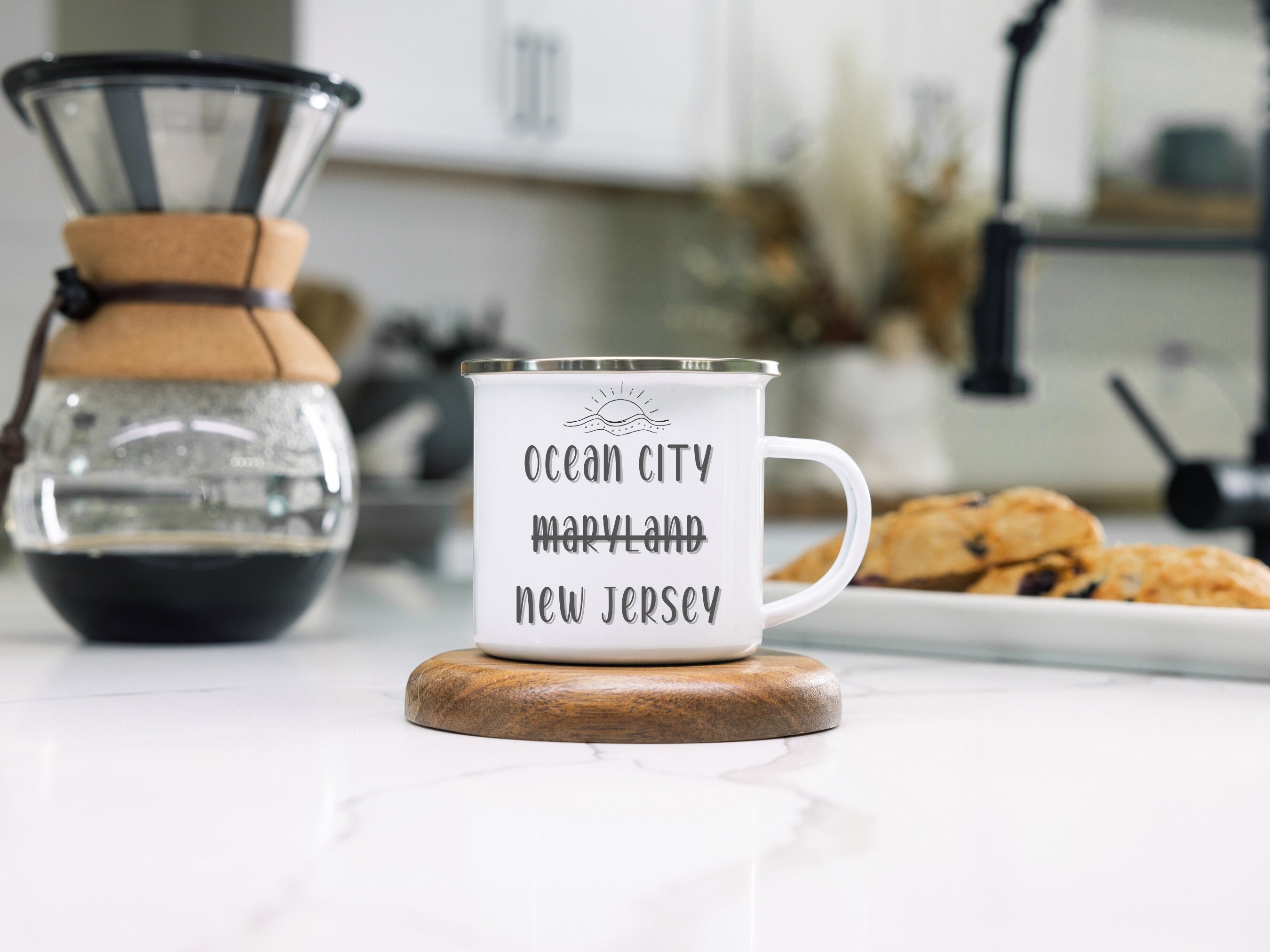 Ocean City NJ Gifts, OCNJ Mug, Funny Ocean City New Jersey Cup, Ocean